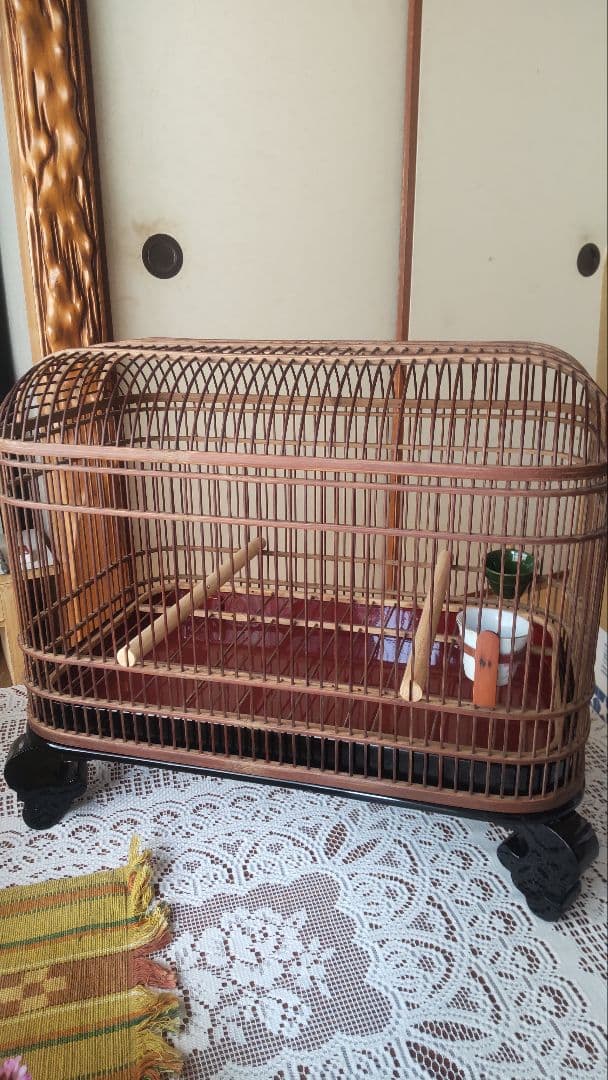 メジロ、うぐいす丸籠 鹿児島殿様籠の通販はau PAY マーケット - 輸入