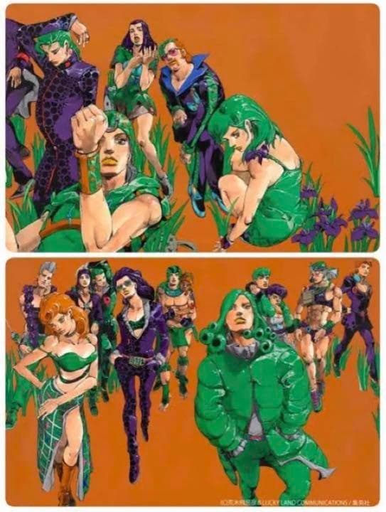 ジョジョの奇妙な冒険 高級複製原画 キービジュアル 長崎 金沢 2枚セット