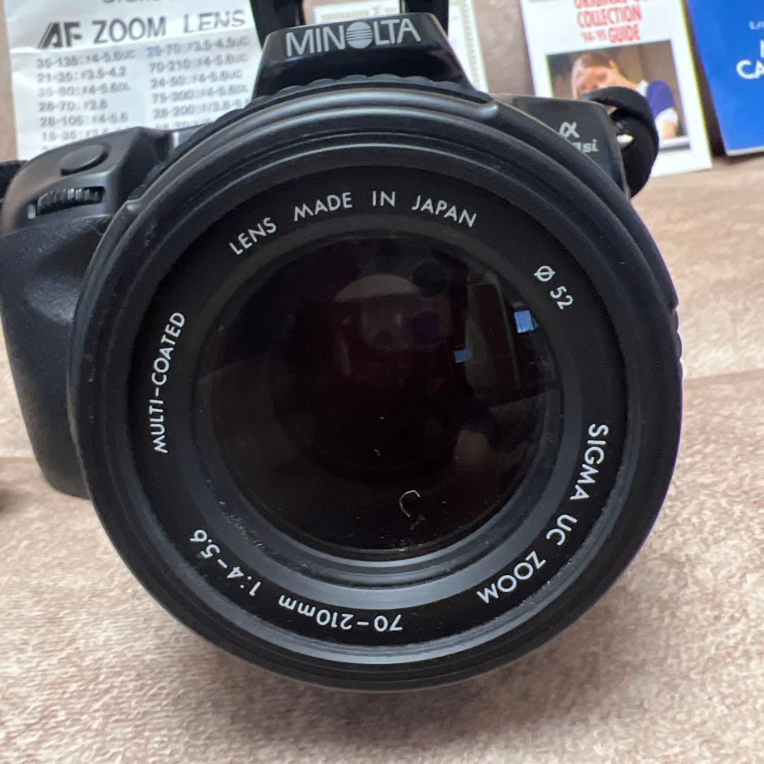 未使用に近いアンティーク光学カメラミノルタα−303si1995年3月24日