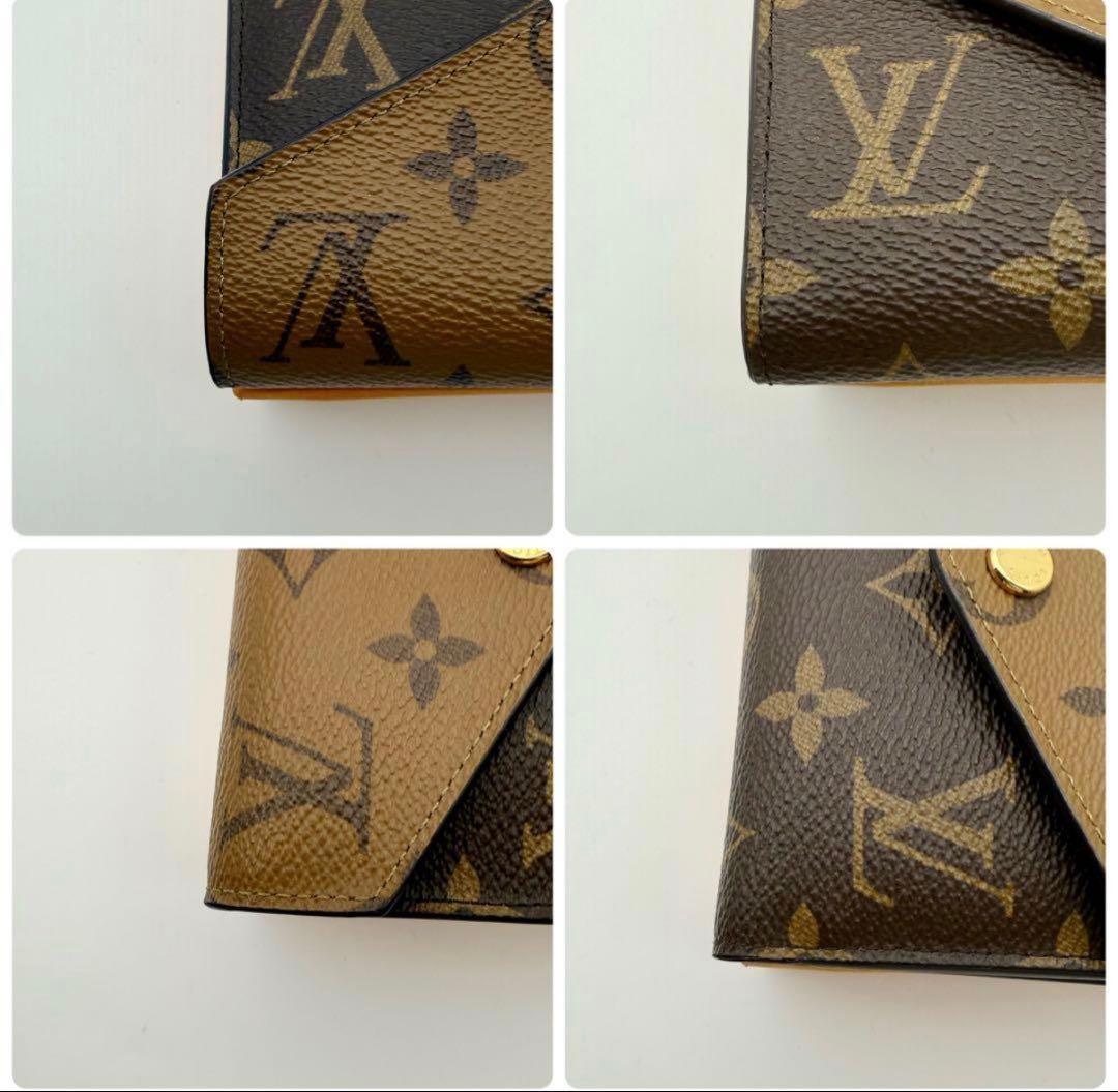 ルイヴィトン　ヴィクトリーヌ　リバース　三つ折り財布