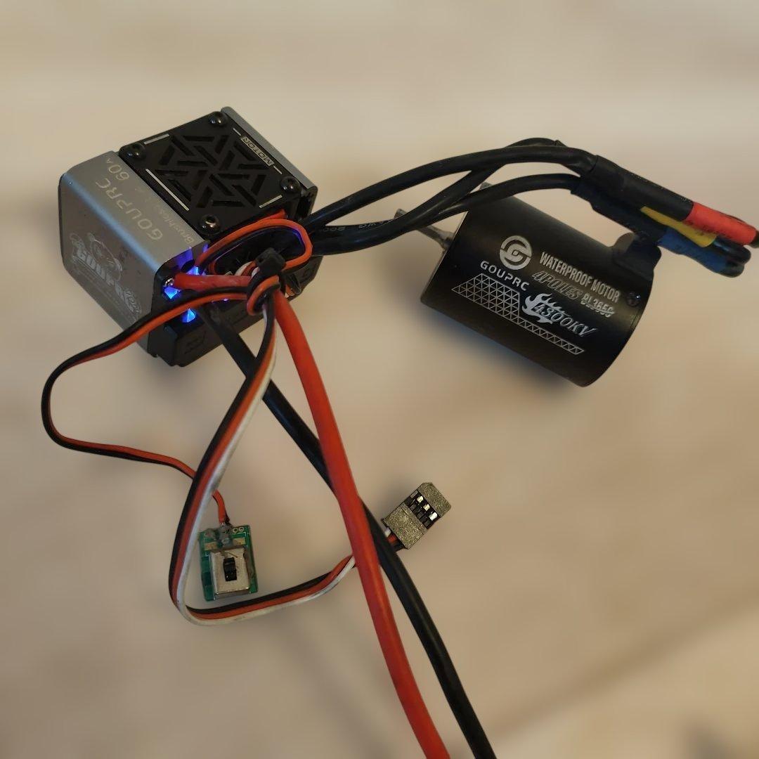 【中古】GOUP RC製　ラジコン用ESC モーター4300kv セット