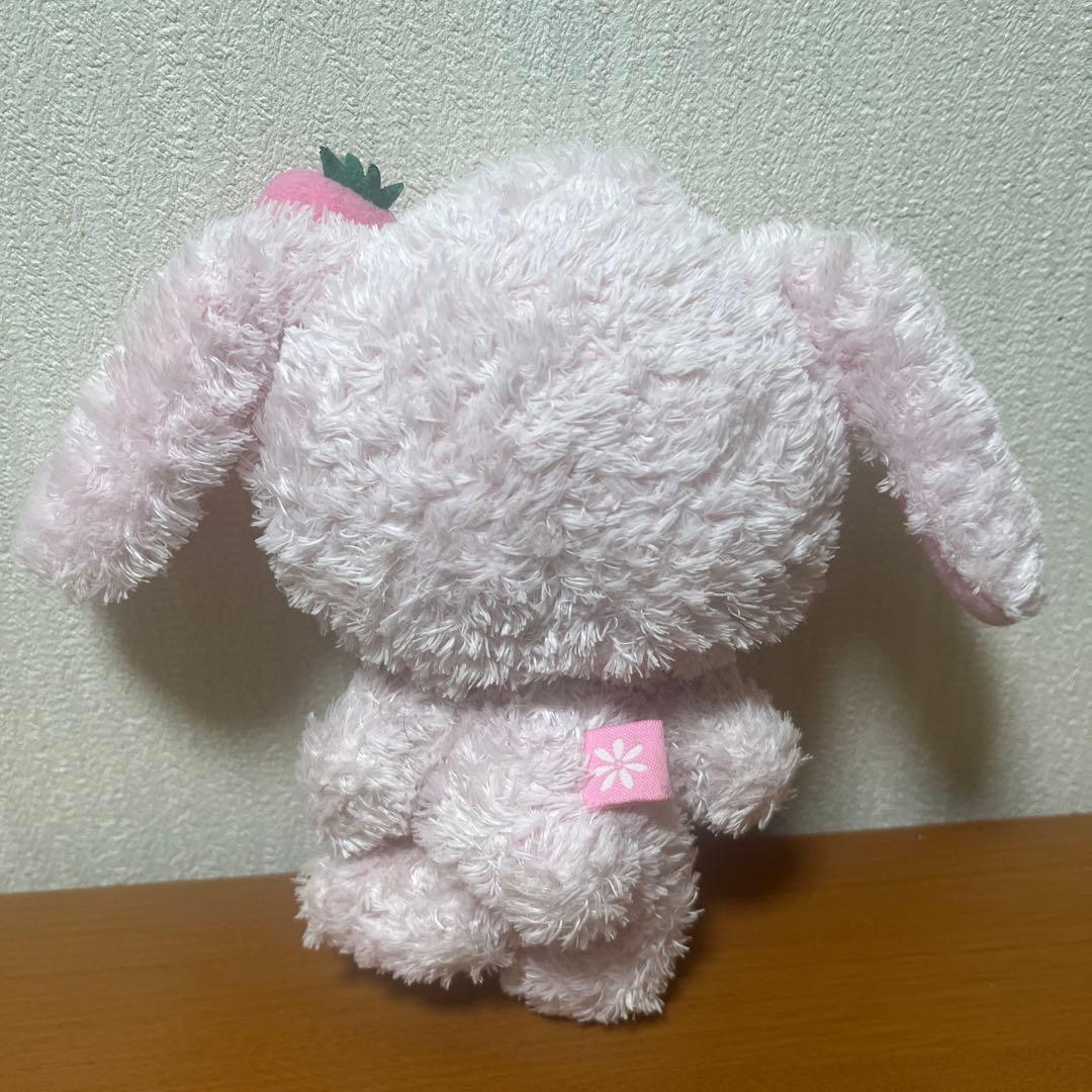 サンリオ シュガーバニーズ ぬいぐるみ ストロベリーうさ 刺繍 当時物