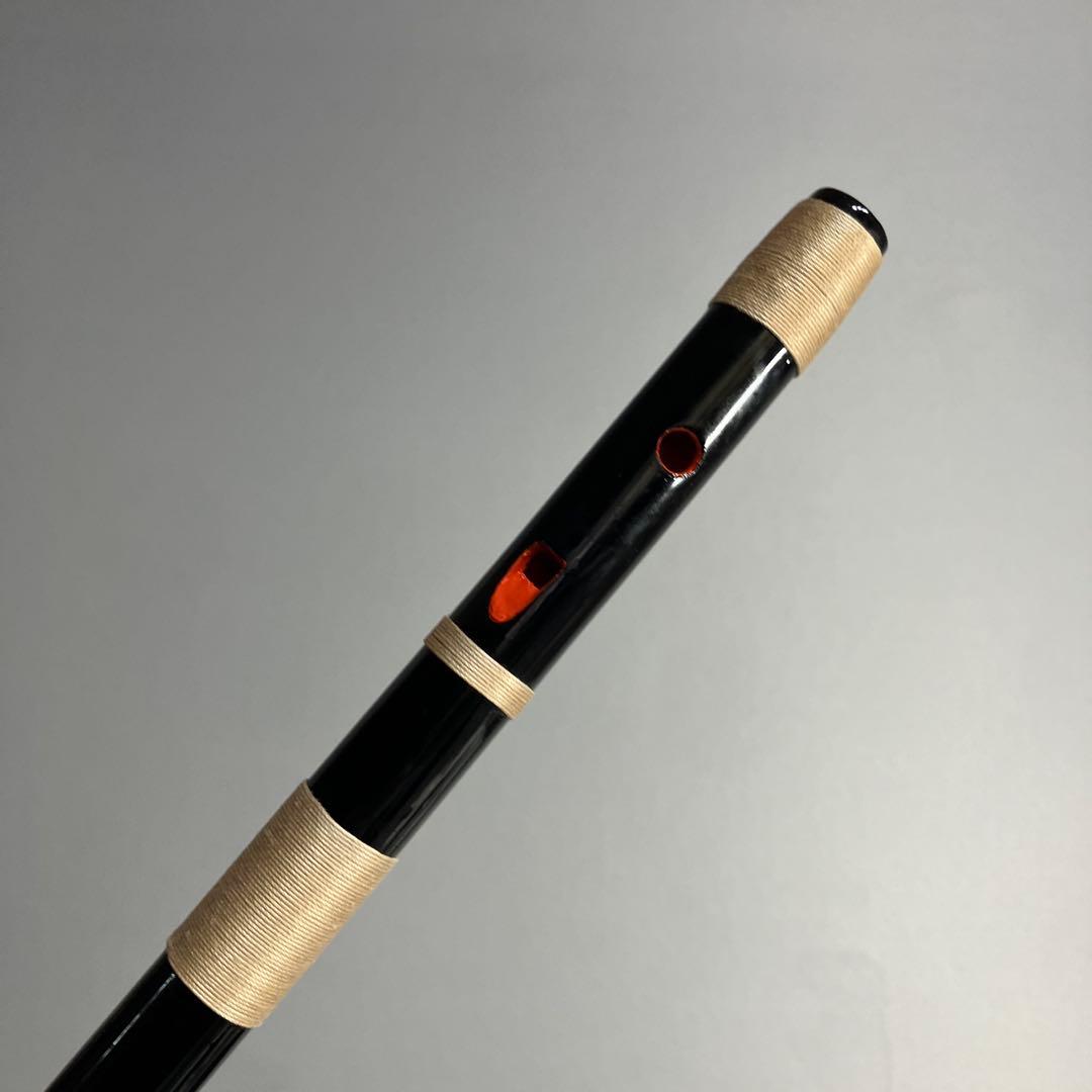 入門】神楽笛リコーダー式（古典調篠笛、囃子笛）CMRX-113 総巻 咥え