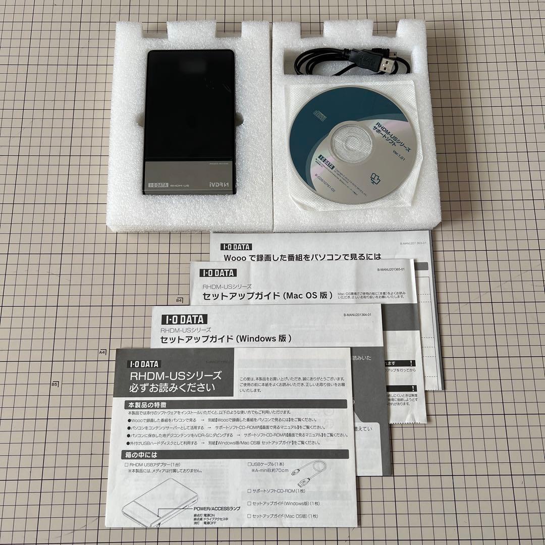 中古】RHDM−US/EX I-O DATA 中古】I-O DATA USB2.0対応iVDR-Sアダプター