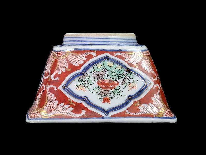 大聖寺伊万里 唐獅子牡丹の図 四方角向付 5客 N1114AS-CZy - メルカリ