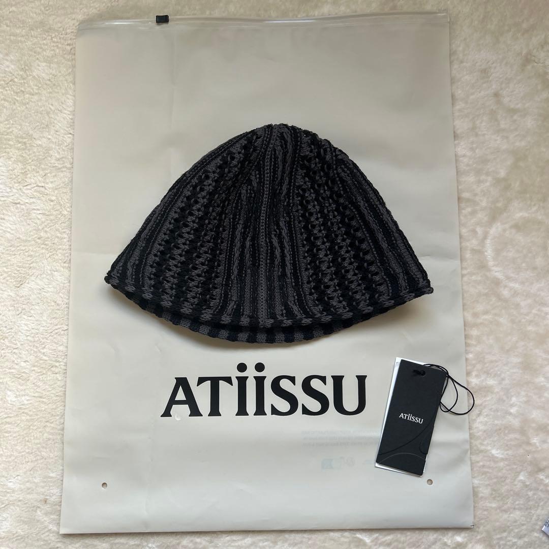 ATIÏSSU ブラック ニット帽