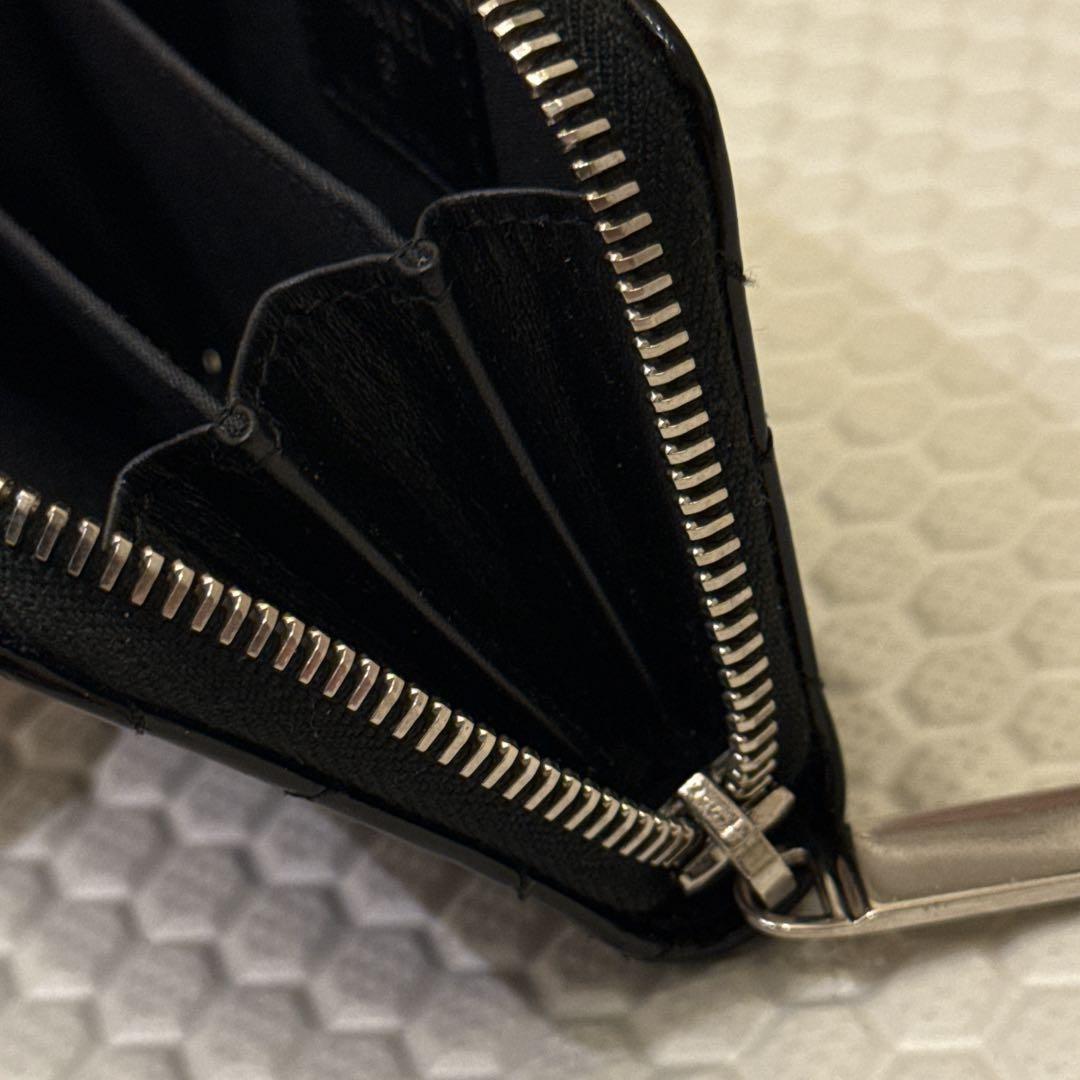 CHANEL パテント ラムスキン ケース　ブラック