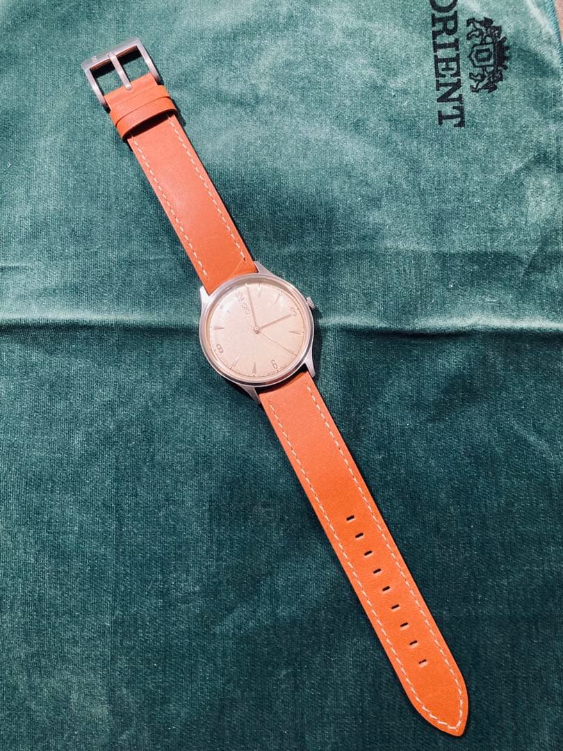 【美品】sis-001 クォーツ 機械式のような1/4運針