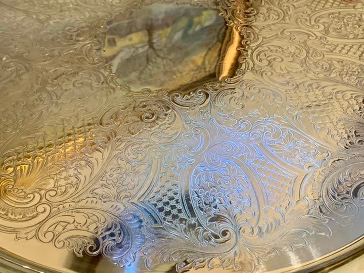 マッピン＆ウェッブ Mappin & Webb シルバープレート トレイ