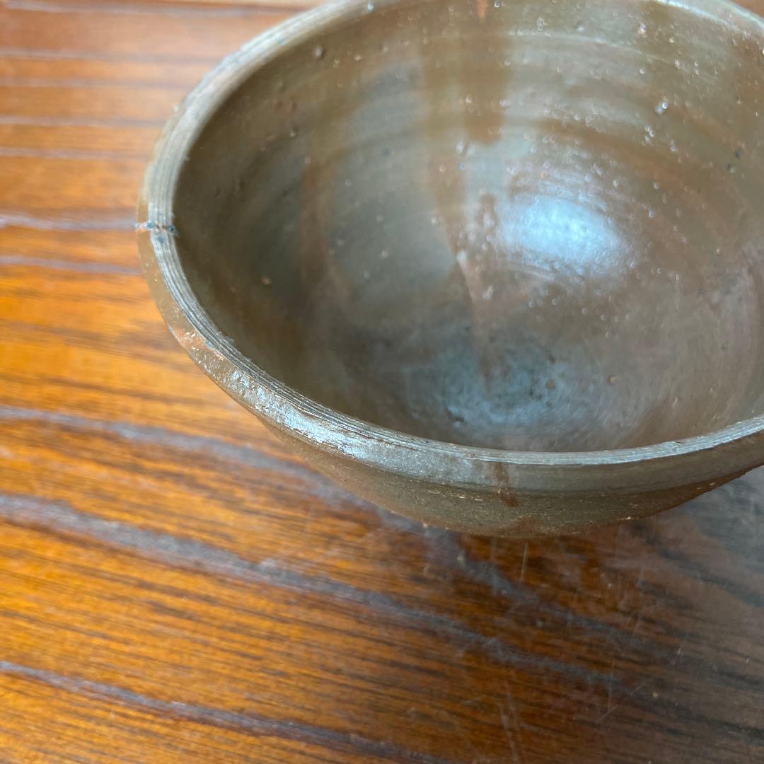 藤原啓作備前緋襷茶碗 人間国宝