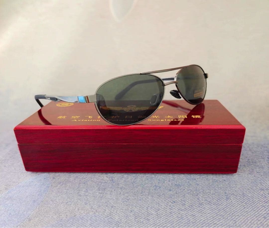 レア新品 実物 中国軍現役空軍戦闘機パイロット用サングラス Topgun