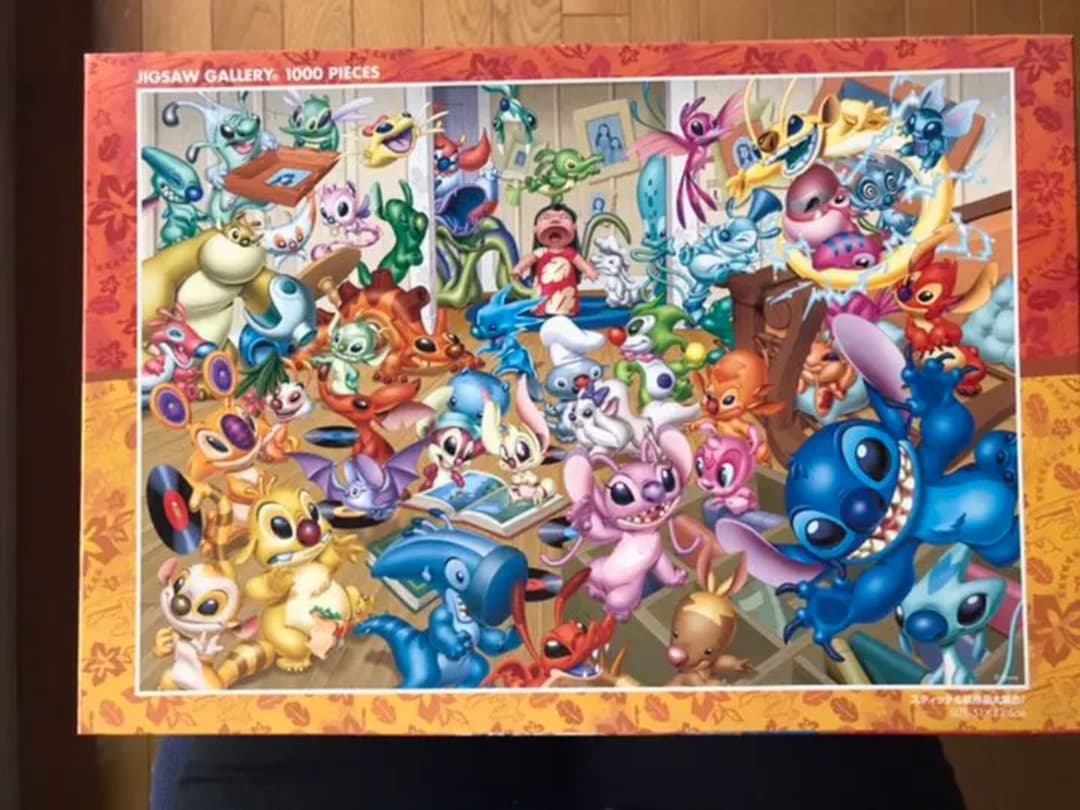 ディズニー スティッチ 100 ! ジグソーパズル テンヨー 1000ピース TEN