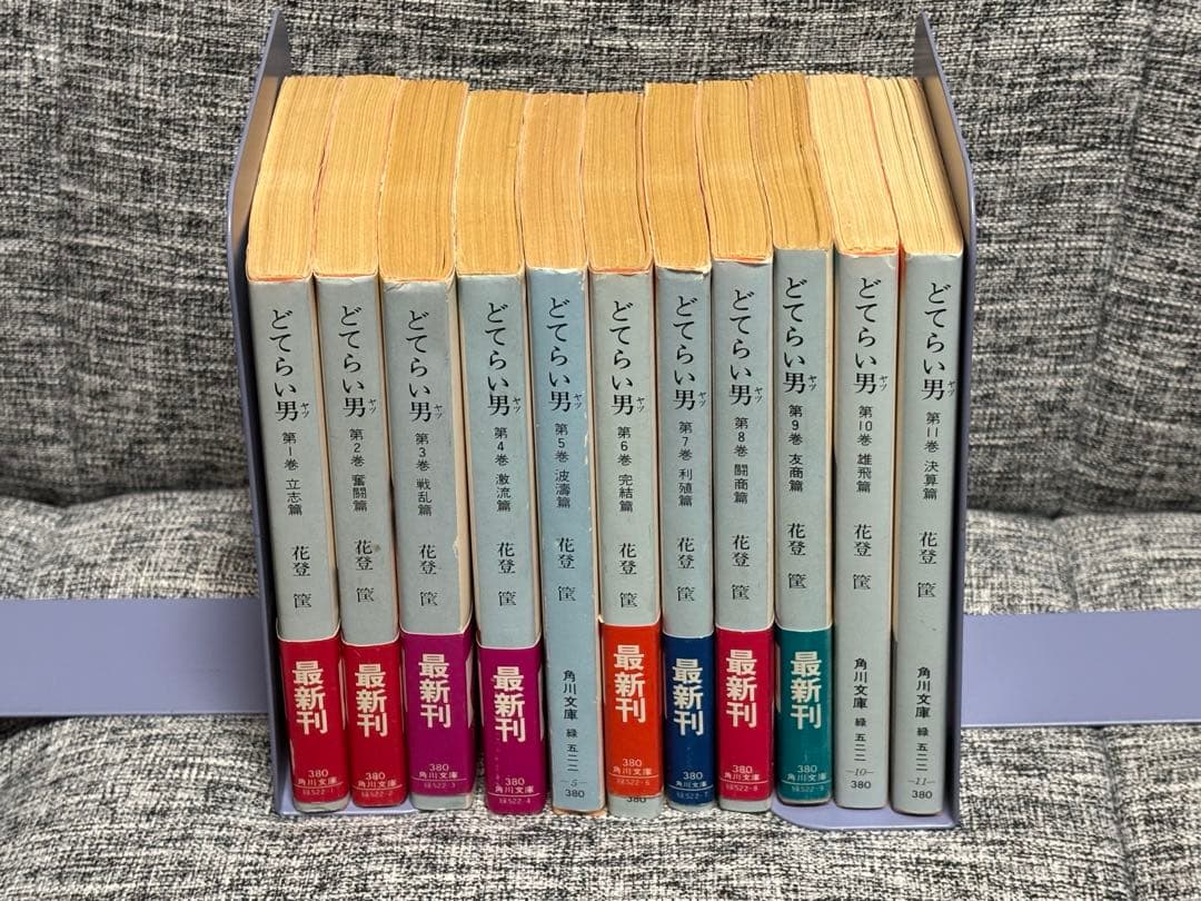 どてらい男 全11巻セット 花登筺 角川文庫 - 文学・小説最新