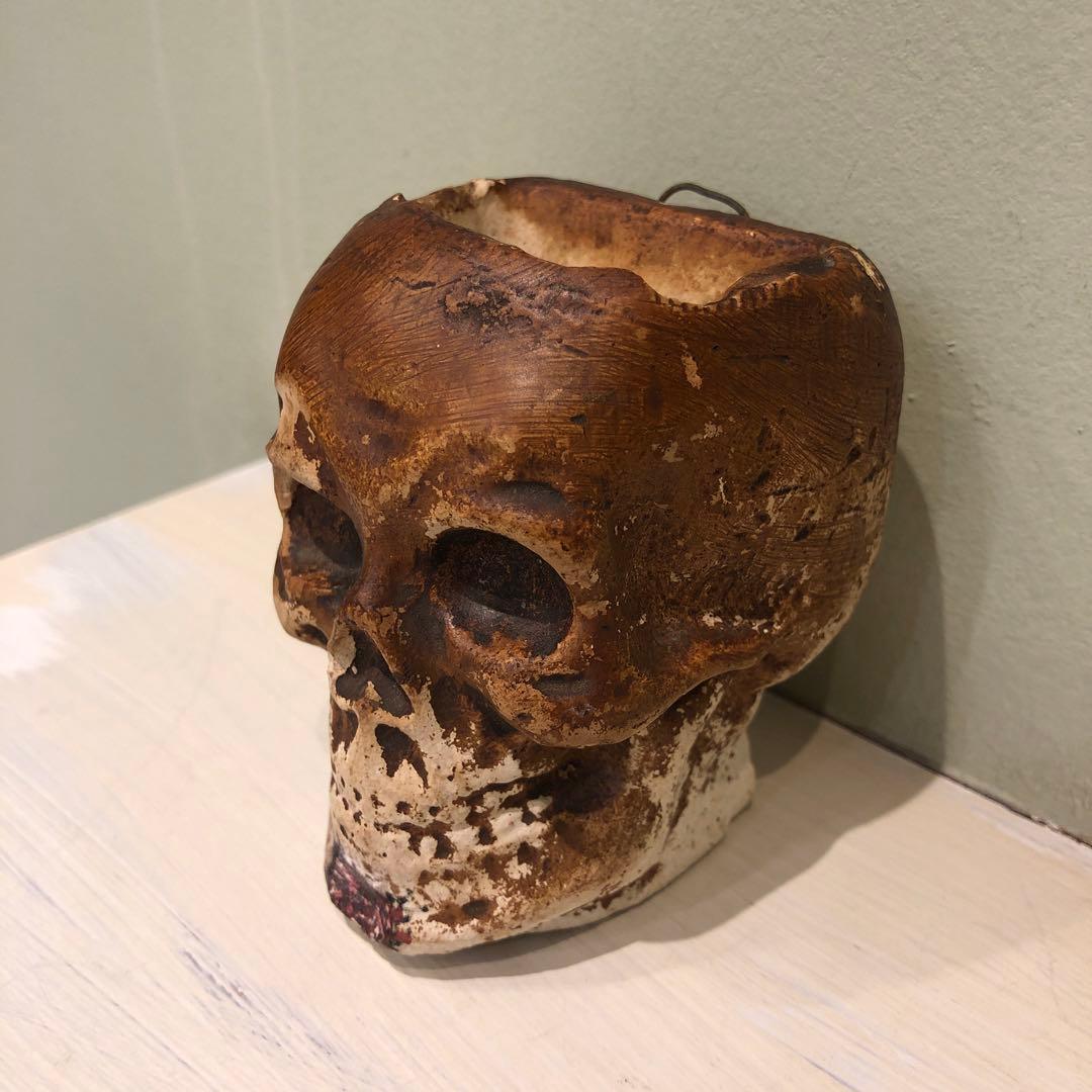 ビンテージ スカル 髑髏 骸骨 ハロウィン ミッドセンチュリー レトロ