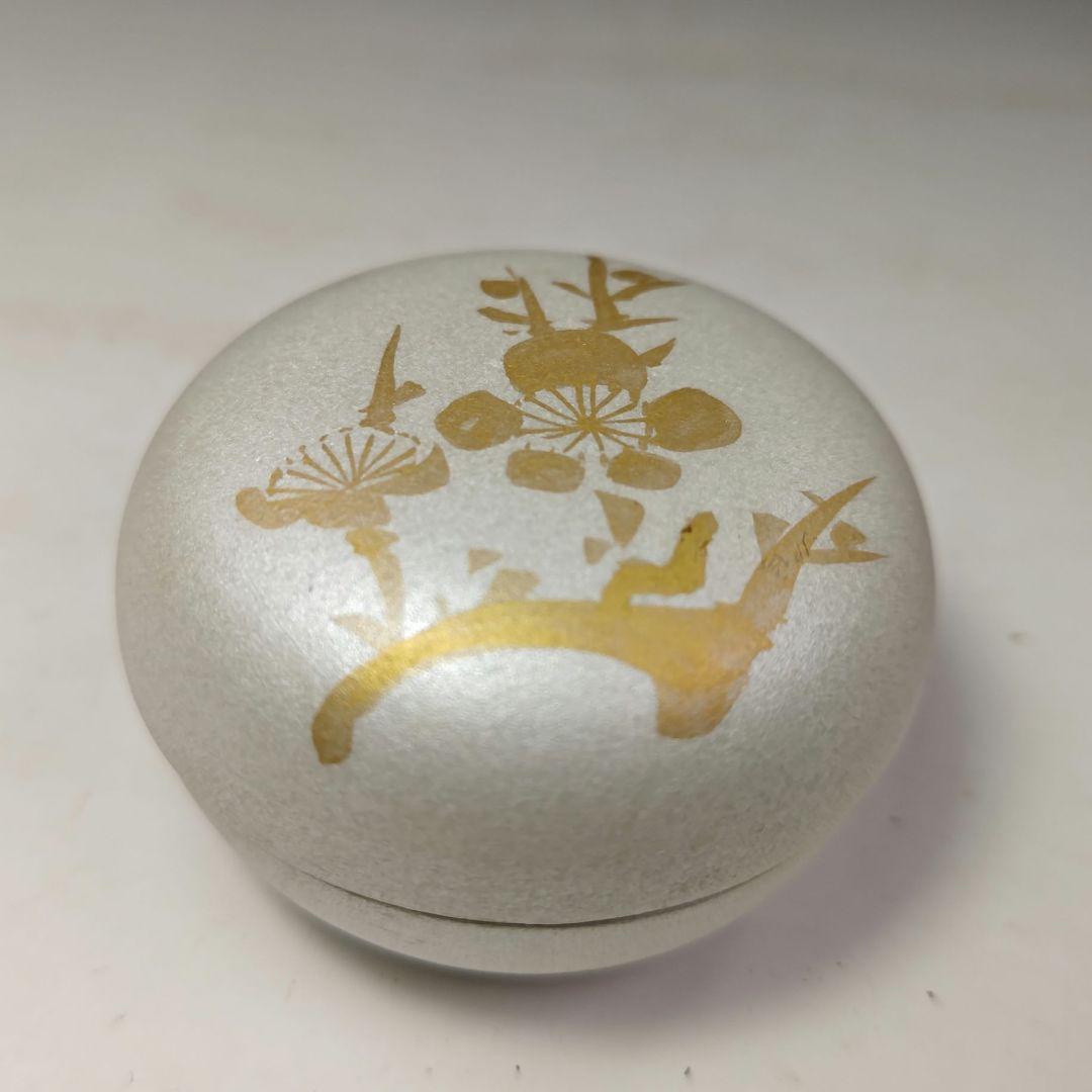 イ495 香合『九谷 北村隆』『銀彩梅香合 共箱』茶道具 - メルカリ