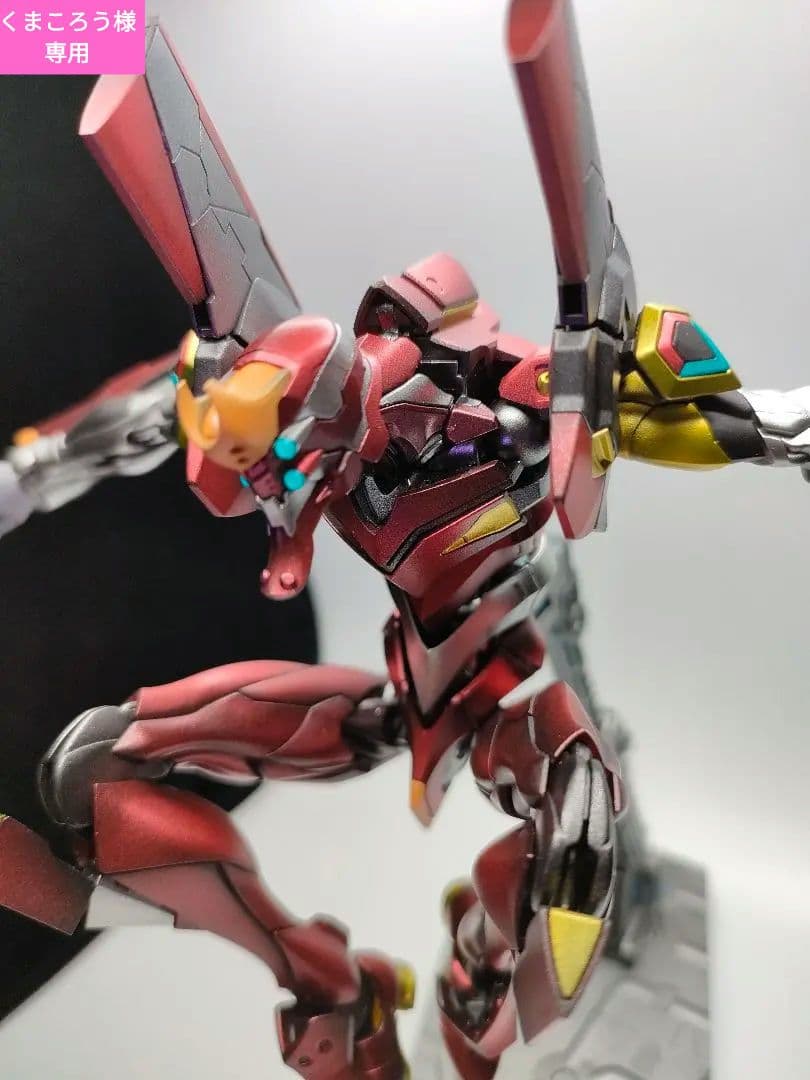 RG エヴァンゲリオン プラモデル 弐号機 アスカ 完成品 あの蹴りも完全