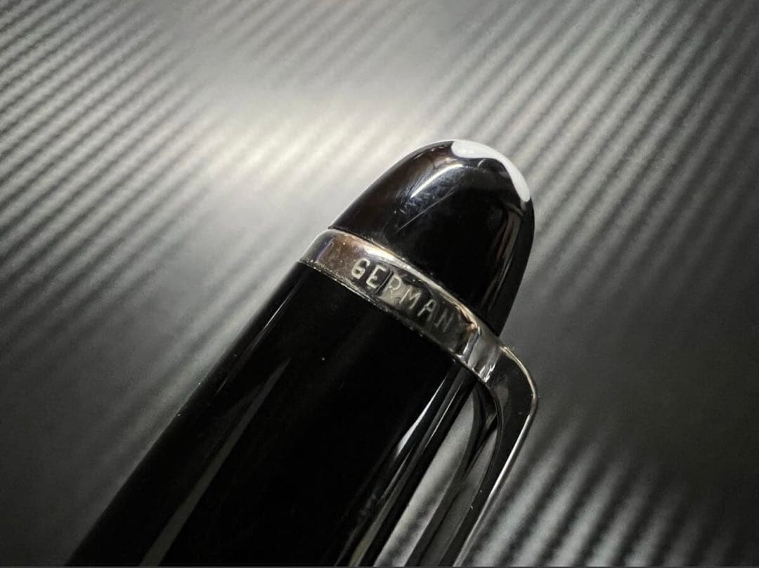 モンブラン 未使用に近い P163 プラチナライン ローラーボール