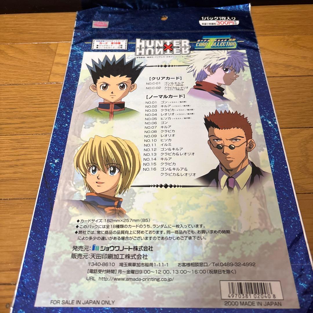 HUNTER×HUNTER カードコレクション エル No.11 イルミ 下敷き