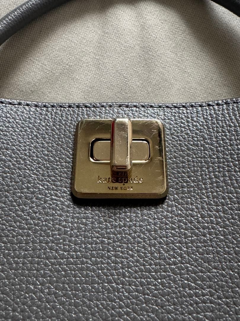 【値引◎】Kate Spade グレー ハンドバッグ