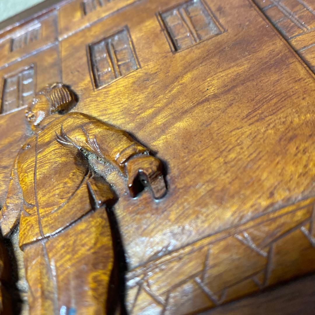 中国古玩 木彫 毛沢東 人生図箱 - メルカリ