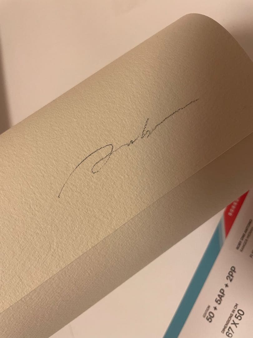 真作　Roby Dwi Antono「Ranger Merah」サイン入り　完売