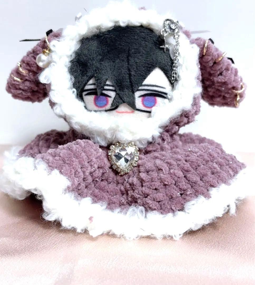 うさ耳ポンチョ[匿名配送] にじぱぺっと ぬい服 ぬい帽子 - メルカリ