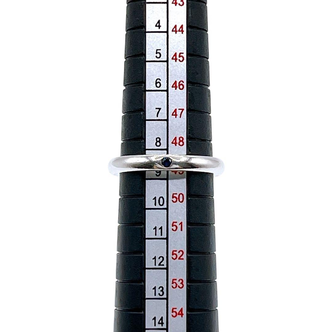 美品 ティファニー 925 サファイア リング 指輪 シルバー 青 レディース