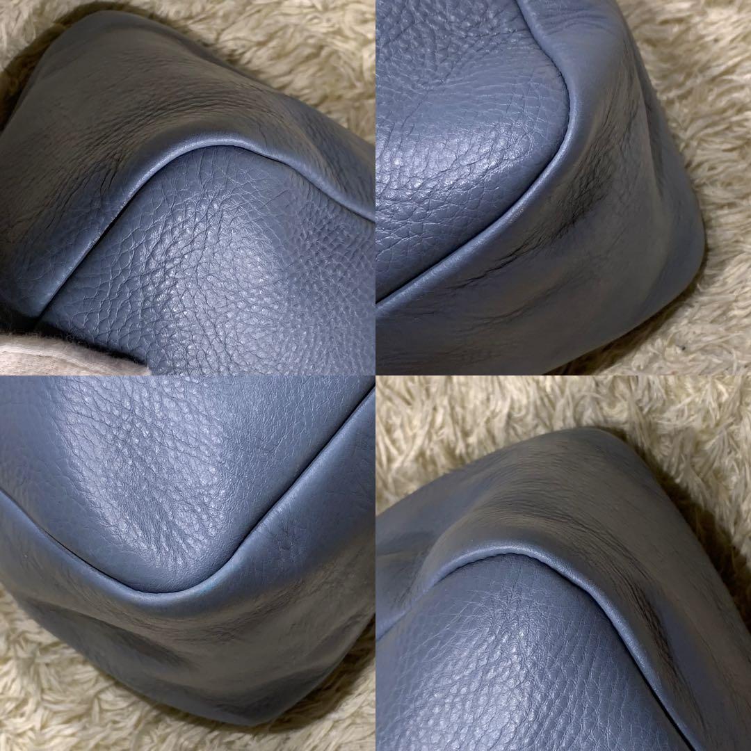 美品✨HIROFU ピアーチェ 2way シボ革 ショルダーバッグ