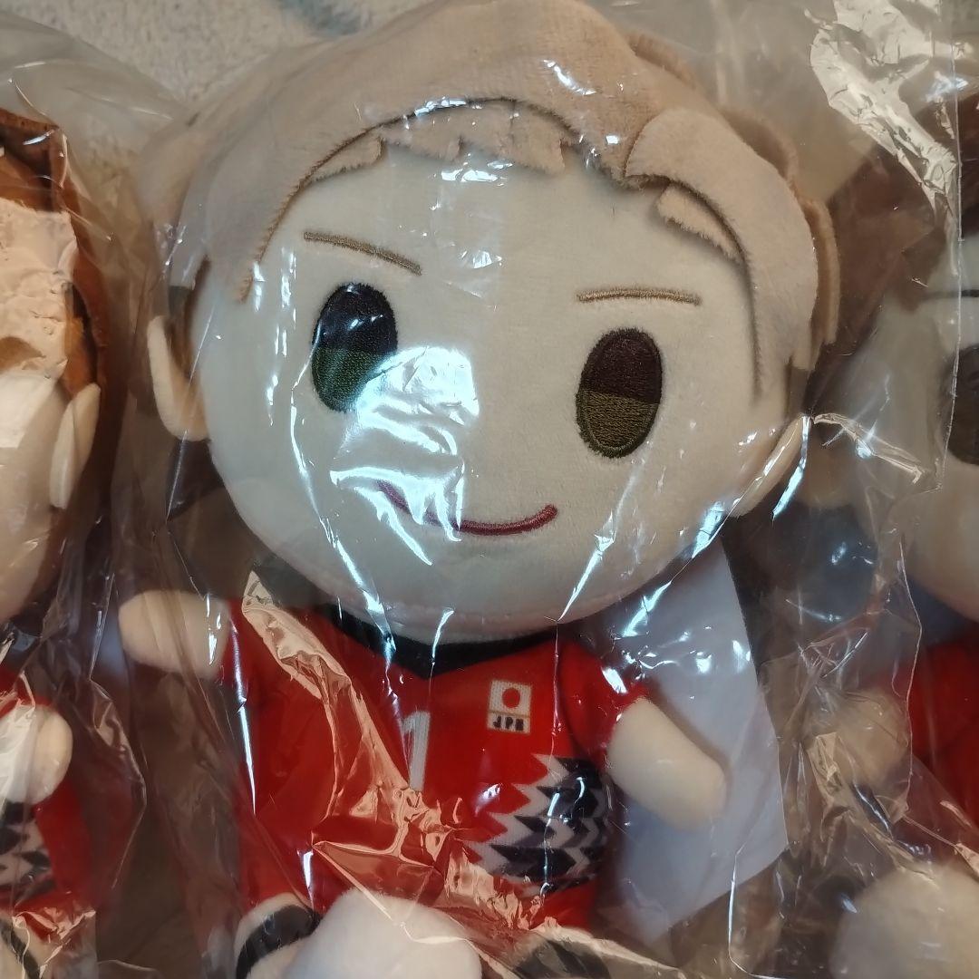 《セブンネット限定品》バレーボール日本代表キャラクター ぬいぐるみ 3体セット