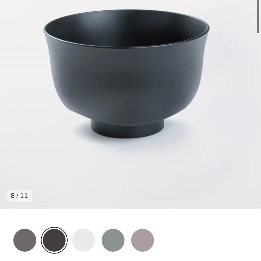 ARAS エイラス 割れないお皿 黒 茶碗 汁椀 2セット - メルカリ