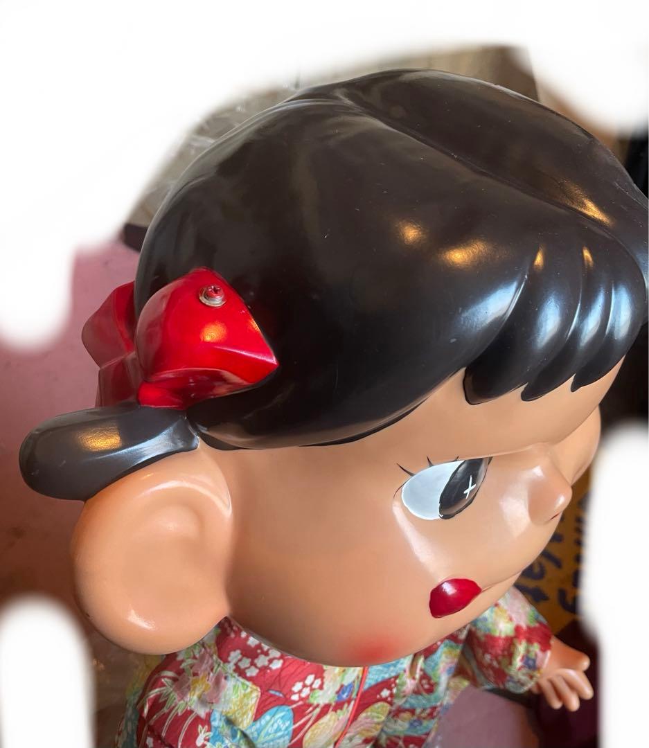 花柄 浴衣 等身大 ペコちゃん