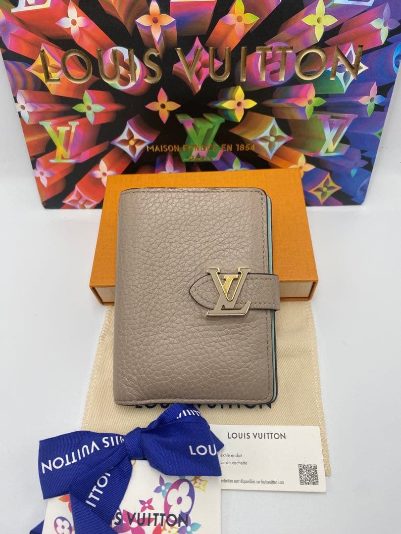 IC搭載 ルイヴィトン トリヨン LV ヴェルティカルコンパクトウォレット