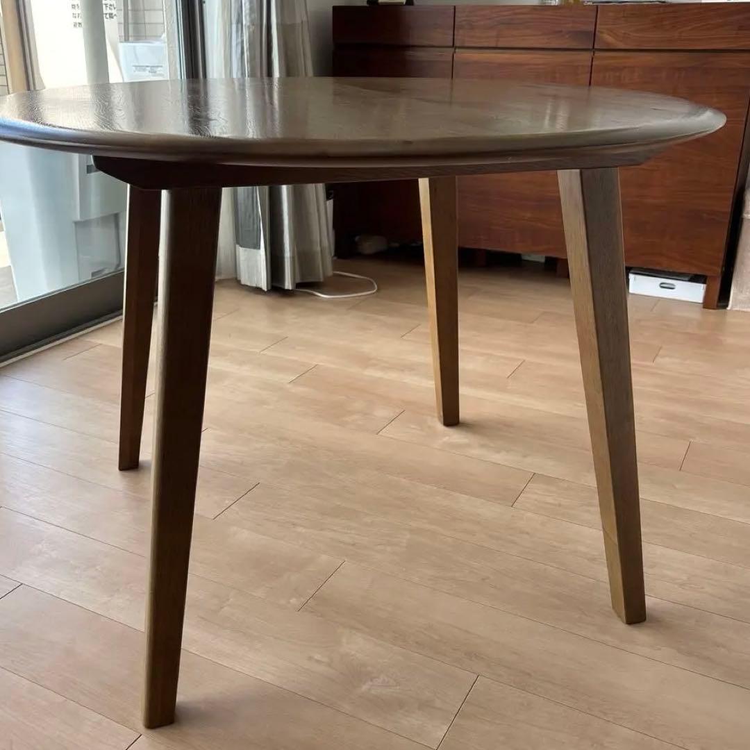 クラッシュゲート　デッケ ダイニングテーブル 103cm 丸テーブル