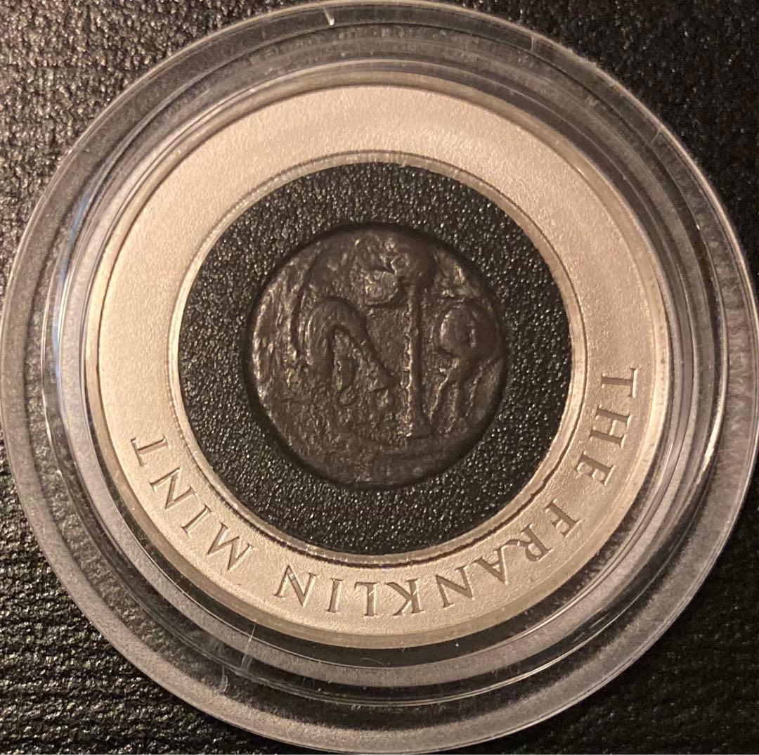 古代ローマ ユリウス カエサル！ デナリウス銀貨/ギリシャ テトラ