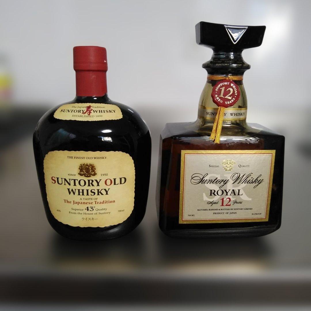 サントリーロイヤル12年+サントリーオール2本セット - メルカリ