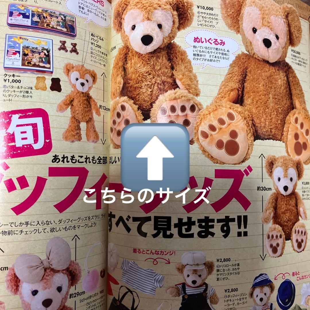 ダッフィーぬいぐるみ 大きめ ステラルーぬいぐるみ オマケ付き - メルカリ