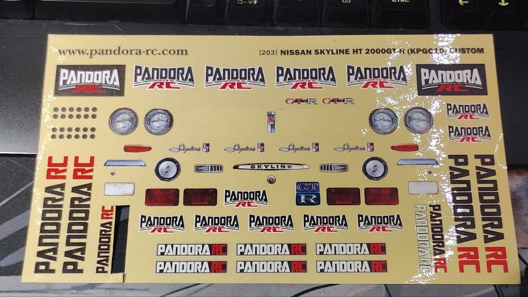 パンドラRC ハコスカ 塗装済みボディ 街道レーサー