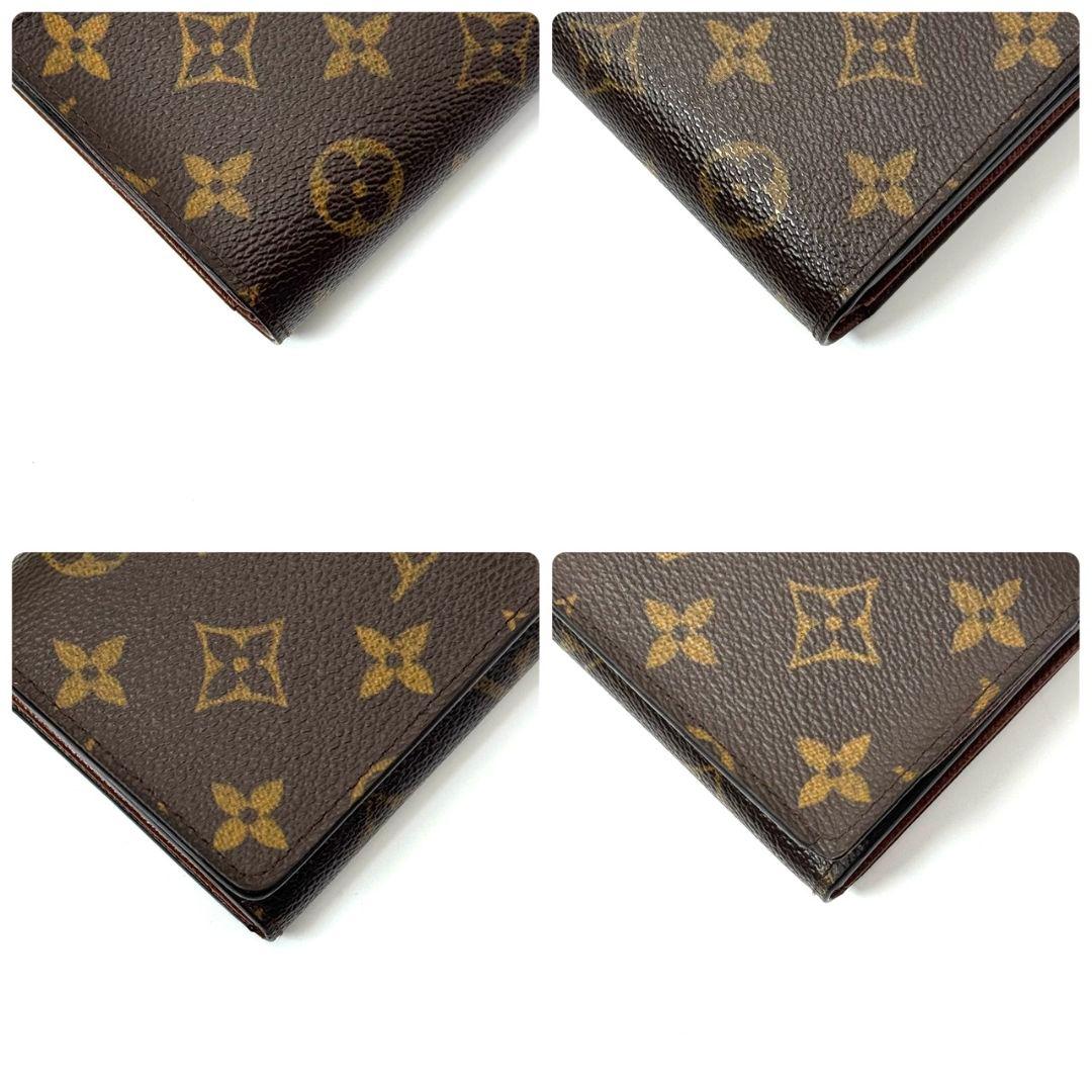 超美品 ルイヴィトン モノグラム ポルトフォイユ トレゾール 財布 L字