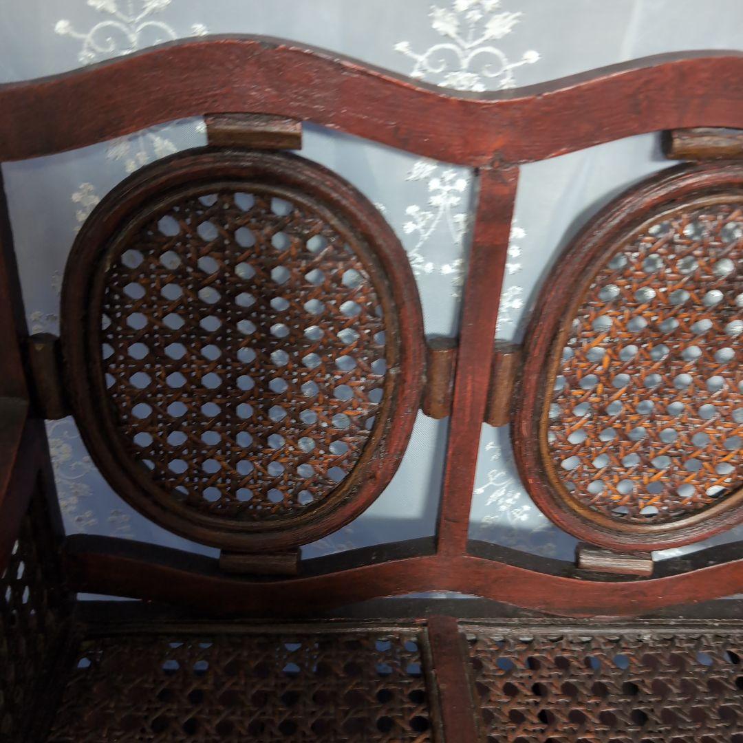 木製　ドール用のベンチ