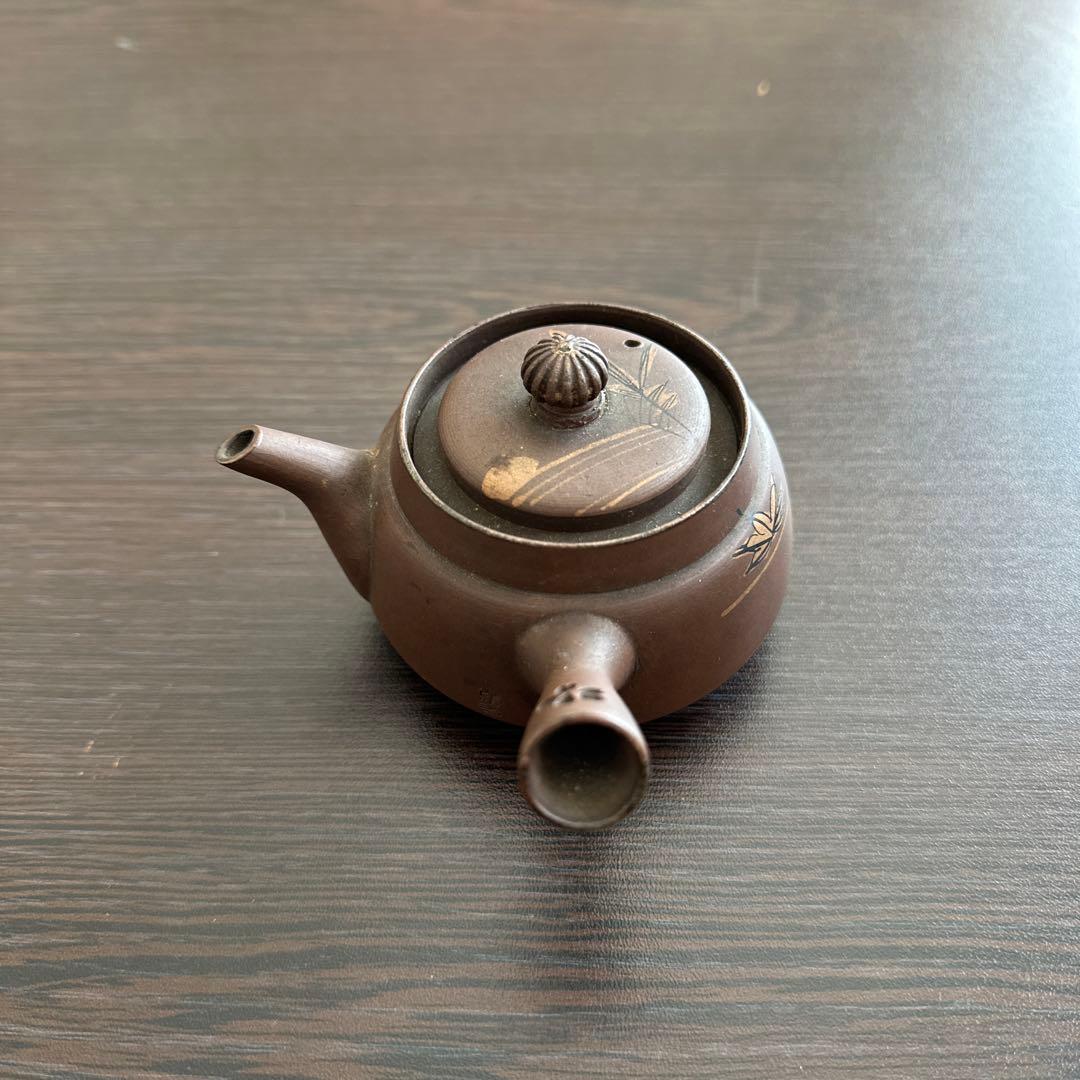 急須　ミニ急須　萬古焼　時代物