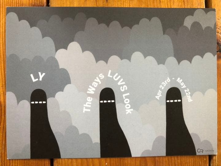 Ly Painter リィ NY個展限定ノベルティ 両面ポストカード 非売品