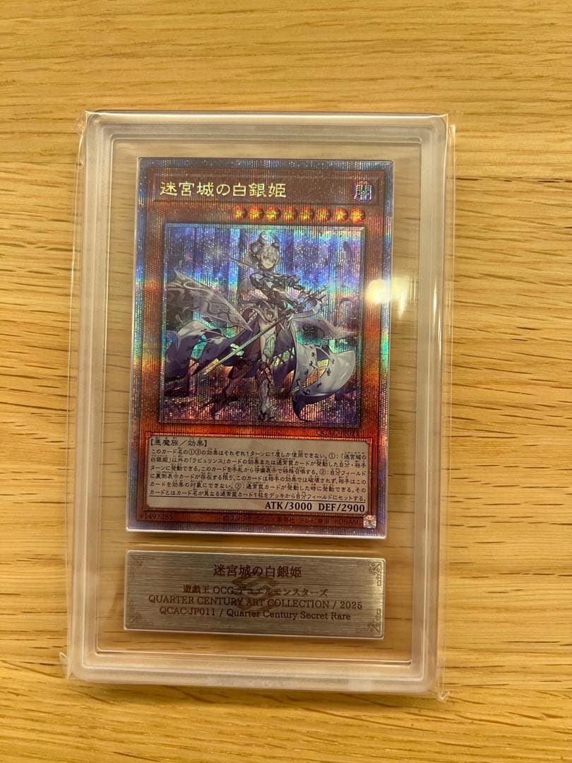 【ARS10+/鑑定書付】迷宮城の白銀姫(通常絵) [25th]