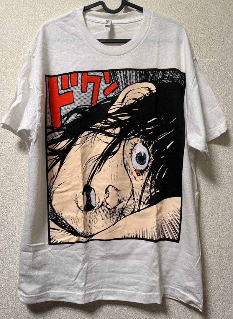 本日迄！ hand of grave AKIRA 手刷り bakateee hand of grave アキラ 手刷り Tシャツ bakateee AKIRA アキラ Tシャツ