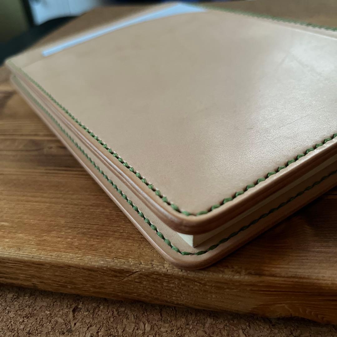 ヌメ革のA5サイズ 手帳カバー117 ペンケース65