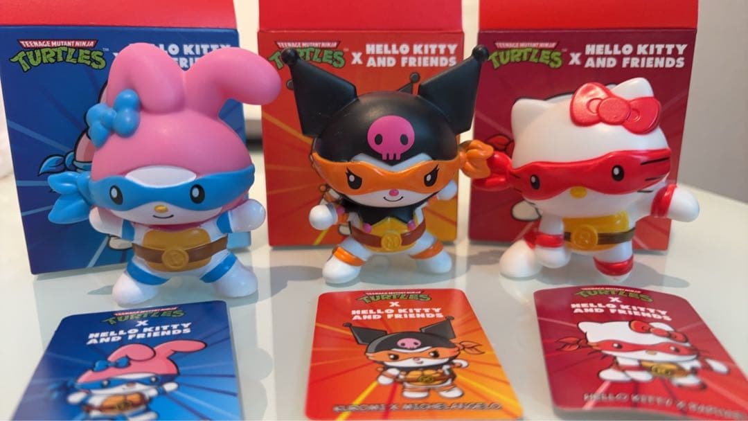 サンリオx ミュータントタートルズ フィギュアセット マクドナルド