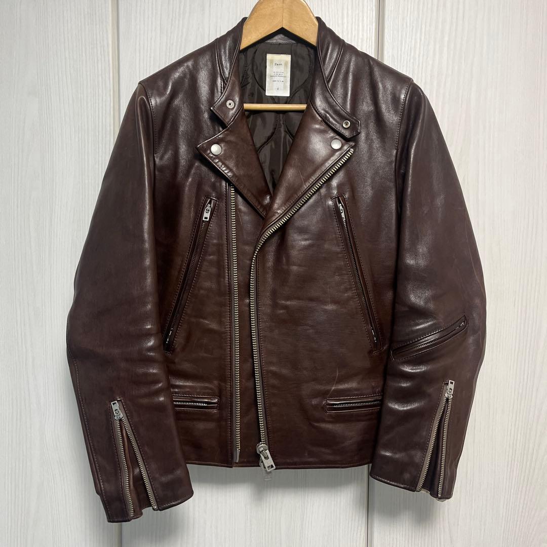 ジ*急様 Name. レザーライダースコードバンダークブラウン名作0トムフォード ジ*急様 Name. レザーライダースコードバンダークブラウン名作0トム