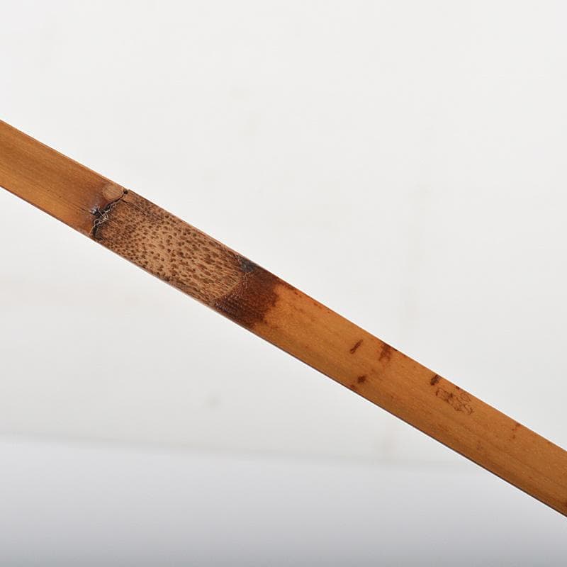 茶道具 宗春作 茶杓 銘「寿」 紫野 山口萬拙書付 共筒共箱 C R6485