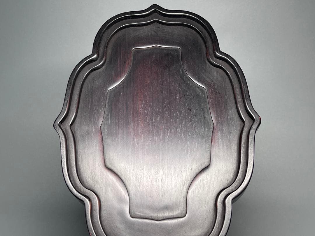 木製 小物入れ 紫檀 硯箱 香合 浮彫 神獣紋 極細工 文房具 中国美術 美