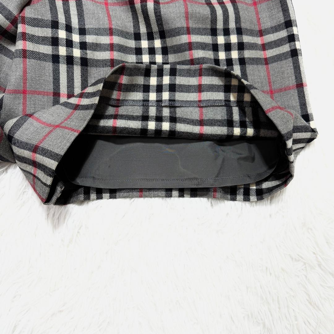 burberrys ノバチェック キュロット ハーフパンツ 大きいサイズ グレー