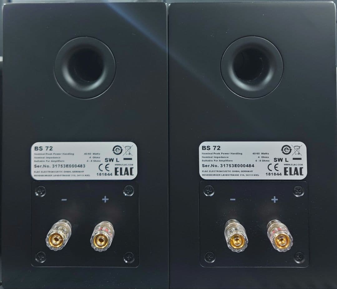 □【定価： ￥65,000】ELAC BS72 スピーカーペア オーディオ機器